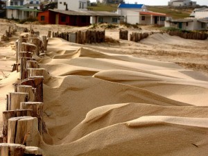 Dune buiding La Paloma Uruguay